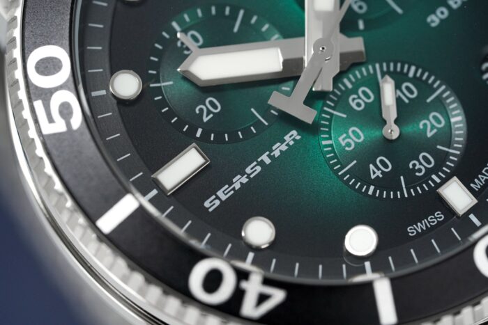 Tissot Chronograph Watch SEASTAR 1000 Green Mesh - T120.417.11.091.00 - Image 4